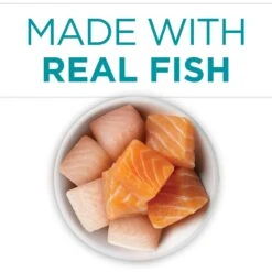 Purina ONE True Instinct Salmon & Trout Recipe In Sauce Natural High Protein Canned Cat Food -PurePet Bites Shop 91561 PT3. AC SS1800 V1653341187