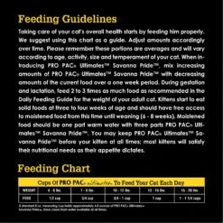 Pro Pac Ultimates Savanna Pride Chicken Grain-Free Indoor Dry Cat Food -PurePet Bites Shop 92667 PT6. AC SS1800 V1548873217