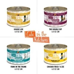 Weruva Cats In The Kitchen Goldie Lox & The 3 Fares Variety Pack Grain-Free Canned Cat Food -PurePet Bites Shop 92904 PT4. AC SS1800 V1600024261