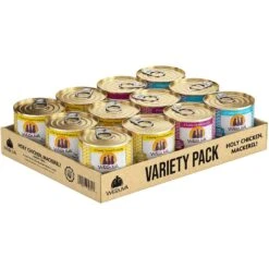 Weruva Holy Chicken Mackerel Variety Pack Grain-Free Canned Cat Food