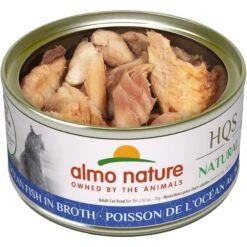 Almo Nature HQS Natural Ocean Fish In Broth Grain-Free Canned Cat Food -PurePet Bites Shop 93581 PT1. AC SS1800 V1669924759