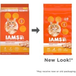 Iams ProActive Health Healthy Adult Original With Chicken Dry Cat Food -PurePet Bites Shop 93642 PT2. AC SS1800 V1609947761