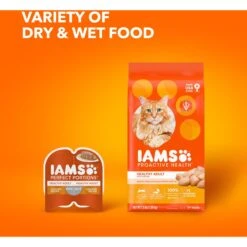 Iams ProActive Health Healthy Adult Original With Chicken Dry Cat Food -PurePet Bites Shop 93642 PT8. AC SS1800 V1609949910