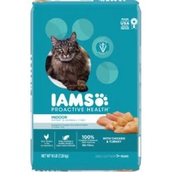 Iams ProActive Health Indoor Weight & Hairball Care Adult Dry Cat Food