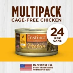 Instinct Ultimate Protein Grain-Free Pate Real Chicken Recipe Wet Canned Cat Food -PurePet Bites Shop 94220 PT5. AC SS1800 V1682018213