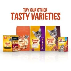 Meow Mix Original Choice Dry Cat Food & Temptations Classic Tasty Chicken Flavor Soft & Crunchy Cat Treats -PurePet Bites Shop 947342 PT4. AC SS1800 V1693924252
