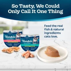 Blue Buffalo Tastefuls Savory Singles Salmon & Tuna Entree Variety Pack Adult Cuts In Gravy Wet Cat Food, 2.6-oz Twin Pack, Case Of 12 -PurePet Bites Shop 954238 PT2. AC SS1800 V1695051901