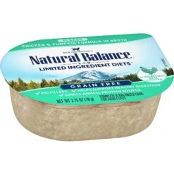 Natural Balance L.I.D. Limited Ingredient Diets Chicken & Pumpkin Formula Shreds Grain-Free Wet Cat Food -PurePet Bites Shop 95653 PT3. AC SS1800 V1576527779