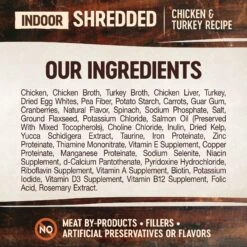 Wellness CORE Grain-Free Hearty Cuts In Gravy Indoor Shredded Chicken & Turkey Recipe Canned Cat Food -PurePet Bites Shop 95706 PT5. AC SS1800 V1695841335