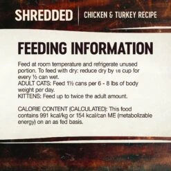 Wellness CORE Grain-Free Hearty Cuts In Gravy Shredded Chicken & Turkey Recipe Canned Cat Food -PurePet Bites Shop 95710 PT5. AC SS1800 V1595366454