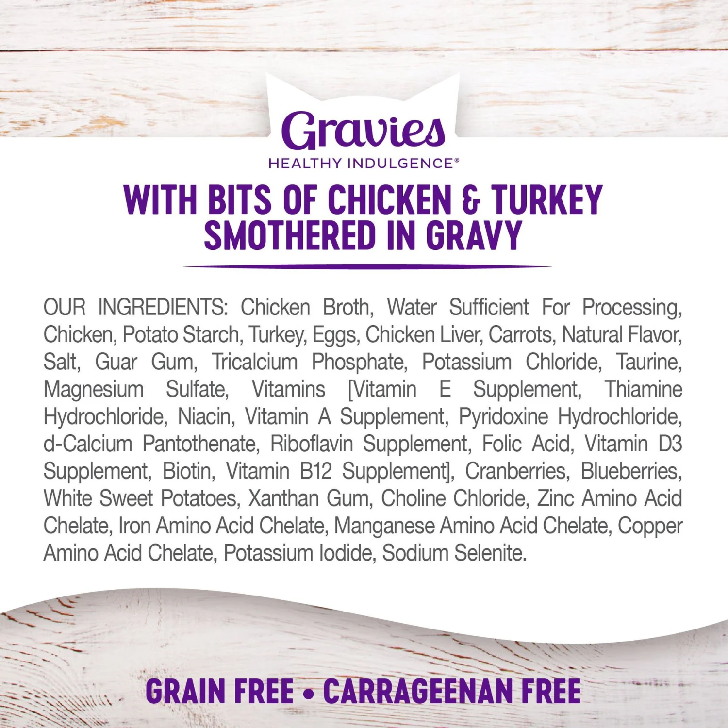 Wellness Healthy Indulgence Gravies With Bits Of Chicken & Turkey Smothered In Gravy Grain-Free Wet Cat Food Pouches 8 Wellness Healthy Indulgence Gravies With Bits Of Chicken & Turkey Smothered In Gravy Grain-Free Wet Cat Food Pouches - Image 6