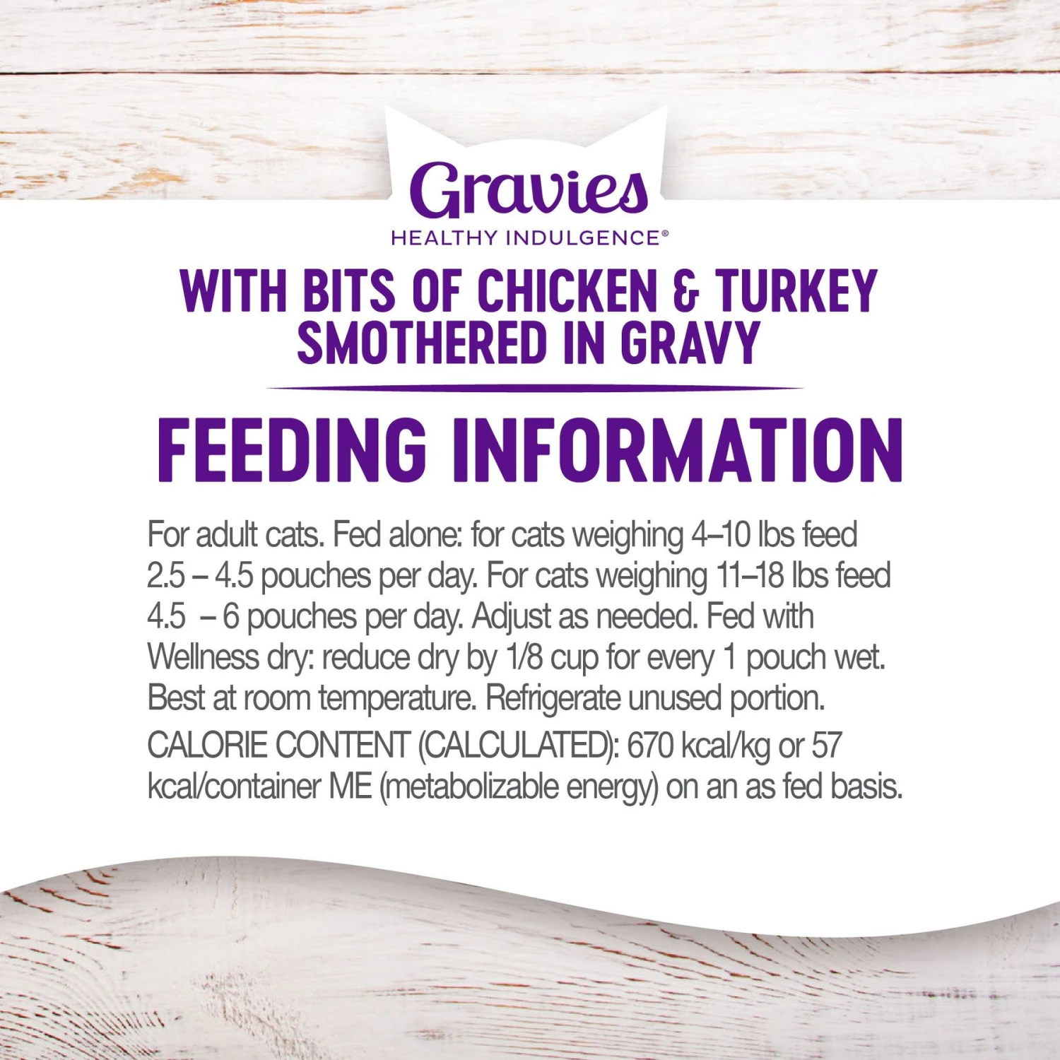 Wellness Healthy Indulgence Gravies With Bits Of Chicken & Turkey Smothered In Gravy Grain-Free Wet Cat Food Pouches 10 Wellness Healthy Indulgence Gravies With Bits Of Chicken & Turkey Smothered In Gravy Grain-Free Wet Cat Food Pouches - Image 8