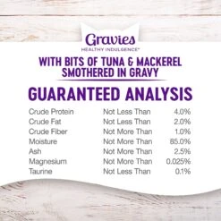 Wellness Healthy Indulgence Gravies With Bits Of Tuna & Mackerel Smothered In Gravy Grain-Free Wet Cat Food Pouches -PurePet Bites Shop 95716 PT6. AC SS1800 V1695839118