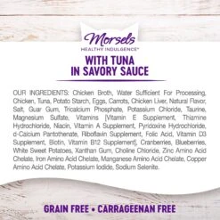 Wellness Healthy Indulgence Morsels With Tuna In Savory Sauce Grain-Free Wet Cat Food Pouches 15 Wellness Healthy Indulgence Morsels With Tuna In Savory Sauce Grain-Free Wet Cat Food Pouches -PurePet Bites Shop 95727 PT5. AC SS1800 V1695841334