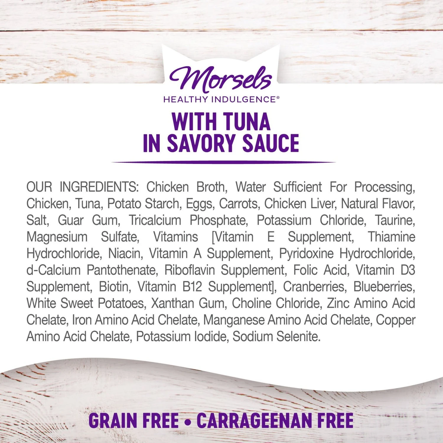 Wellness Healthy Indulgence Morsels With Tuna In Savory Sauce Grain-Free Wet Cat Food Pouches 8 Wellness Healthy Indulgence Morsels With Tuna In Savory Sauce Grain-Free Wet Cat Food Pouches - Image 6