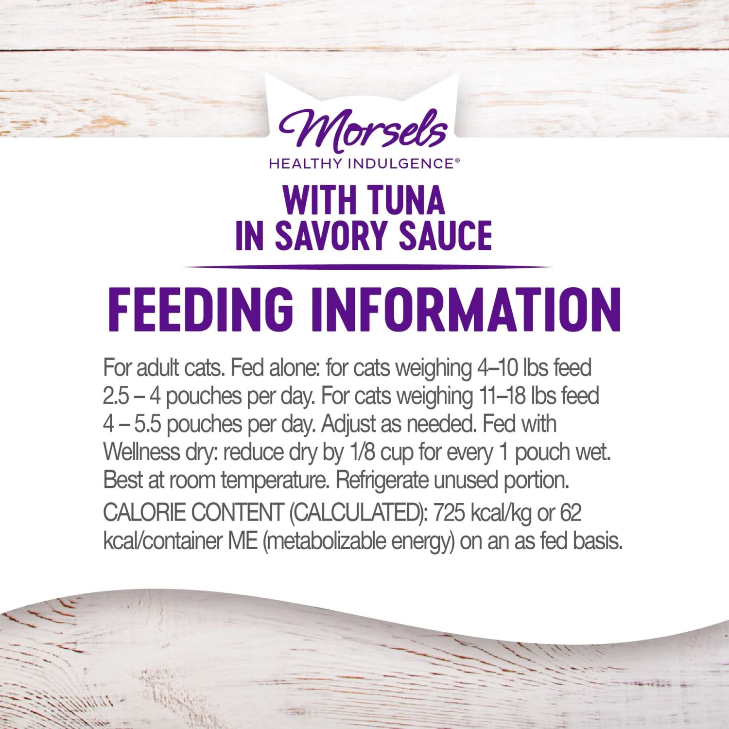 Wellness Healthy Indulgence Morsels With Tuna In Savory Sauce Grain-Free Wet Cat Food Pouches 10 Wellness Healthy Indulgence Morsels With Tuna In Savory Sauce Grain-Free Wet Cat Food Pouches - Image 8