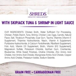 Wellness Healthy Indulgence Shreds With Skipjack Tuna & Shrimp In Light Sauce Grain-Free Wet Cat Food Pouches -PurePet Bites Shop 95733 PT5. AC SS1800 V1695923309