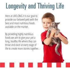 Livelong Healthy & Strong Yummy Seafood Wet Cat Food, 5.5-oz Can, 24 Count -PurePet Bites Shop 964174 PT4. AC SS1800 V1697117316