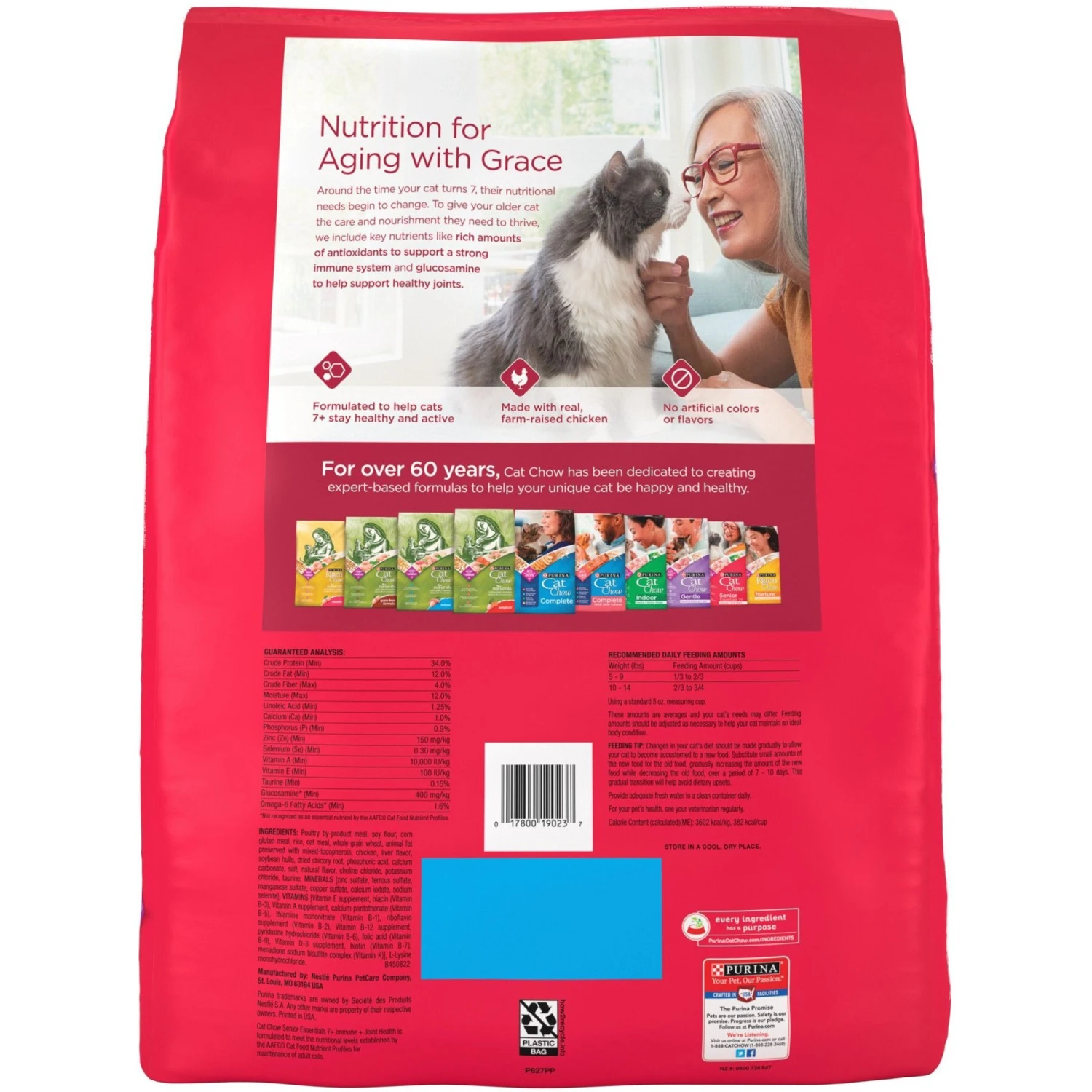 Cat Chow Essentials 7+ Immune + Joint Health Recipe Senior Dry Cat Food 4 Cat Chow Essentials 7+ Immune + Joint Health Recipe Senior Dry Cat Food - Image 2