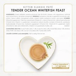 Fancy Feast Kitten Classic Pate Collection Turkey & Whitefish Variety Pack Grain-Free Wet Cat Food, 3-oz Can, Case Of 12 -PurePet Bites Shop 966654 PT6. AC SS1800 V1696349144