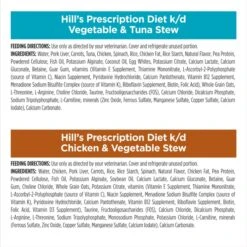 Hill's Prescription Diet K/d Kidney Care Stew Variety Pack Wet Cat Food, 2.9-oz Can, Case Of 24 -PurePet Bites Shop 967646 PT4. AC SS1800 V1696615459