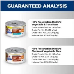 Hill's Prescription Diet K/d Kidney Care Stew Variety Pack Wet Cat Food, 2.9-oz Can, Case Of 24 -PurePet Bites Shop 967646 PT8. AC SS1800 V1696615687