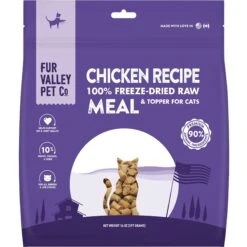 Fur Valley Purrfect Poultry Recipe Freeze-Dried Cat Food, 14-oz Bag