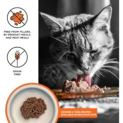 BIXBI LIBERTY Chicken Recipe & Tuna Recipe Variety Pack Grain-Free Wet Cat Food, 2.75-oz Can, Case Of 12 13 BIXBI LIBERTY Chicken Recipe & Tuna Recipe Variety Pack Grain-Free Wet Cat Food, 2.75-oz Can, Case Of 12 -PurePet Bites Shop 972510 PT3. AC SS1800 V1698683541