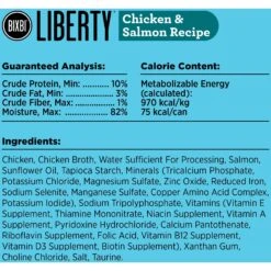 BIXBI LIBERTY Chicken, Salmon & Tuna Recipe Grain-Free Wet Cat Food, 2.75-oz Can, Case Of 12 -PurePet Bites Shop 972526 PT6. AC SS1800 V1698683545