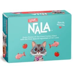 Love, Nala Flaked Salmon Recipe In Broth Adult Grain-Free Wet Cat Food, 2.8-oz Can, Case Of 12 -PurePet Bites Shop 974806 PT1. AC SS1800 V1698935135