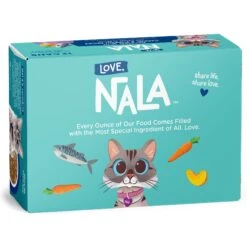 Love, Nala Mackerel Pate With Carrot & Pumpkin Recipe In Broth Adult Grain-Free Wet Cat Food, 2.8-oz Can, Case Of 12 -PurePet Bites Shop 974854 PT1. AC SS1800 V1698935135