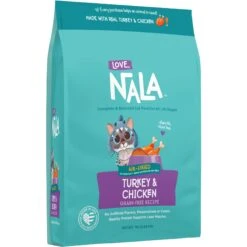 Love, Nala Turkey Grain-Free Adult Dehydrated Cat Food, 1-lb Bag