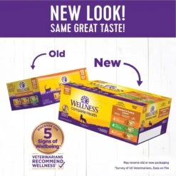 Wellness Complete Health Chicken & Turkey Lovers Gravies & Minced Variety Pack Grain-Free Wet Cat Food, 3-oz Can, Case Of 12 -PurePet Bites Shop 984662 PT1. AC SS1800 V1699642705