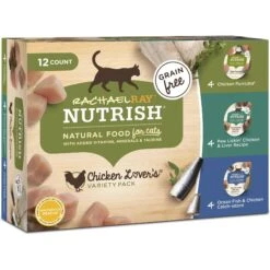 Rachael Ray Nutrish Chicken Lovers Variety Pack Natural Grain-Free Wet Cat Food & Rachael Ray Nutrish Ocean Lovers Variety Pack Natural Grain-Free Wet Cat Food -PurePet Bites Shop 986430 PT1. AC SS1800 V1698672336