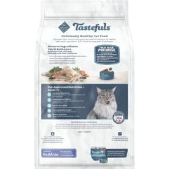 Blue Buffalo Tastefuls Natural Chicken Adult 7+ Dry Cat Food & Blue Buffalo Tastefuls Chicken Entrée Mature Cats Pate Wet Cat Food, 3-oz Can, Case Of 24 -PurePet Bites Shop 986438 PT2. AC SS1800 V1698672379
