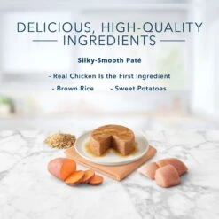 Blue Buffalo Tastefuls Natural Chicken Adult 7+ Dry Cat Food & Blue Buffalo Tastefuls Chicken Entrée Mature Cats Pate Wet Cat Food, 3-oz Can, Case Of 24 -PurePet Bites Shop 986438 PT8. AC SS1800 V1698672729