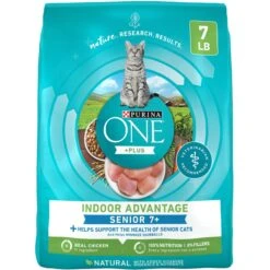 Fancy Feast Senior 7+ Chicken, Beef & Tuna Feasts Variety Pack Canned Cat Food & Purina ONE Indoor Advantage Senior 7+ High Protein Natural Dry Cat Food -PurePet Bites Shop 986446 PT5. AC SS1800 V1698672261