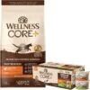 Wellness CORE Digestive Health Chicken & Turkey Pate Variety Pack Grain-Free Wet Cat Food & Wellness CORE Digestive Health Wholesome Grains Chicken & Rice Recipe Dry Cat Food -PurePet Bites Shop 986454 MAIN. AC SS1800 V1698672728