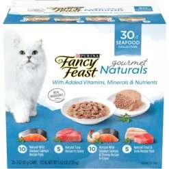 Fancy Feast Gourmet Naturals Seafood Variety Pack Canned Cat Food & Fancy Feast Gourmet Naturals Poultry & Beef Variety Pack Canned Cat Food -PurePet Bites Shop 986518 PT1. AC SS1800 V1698672382