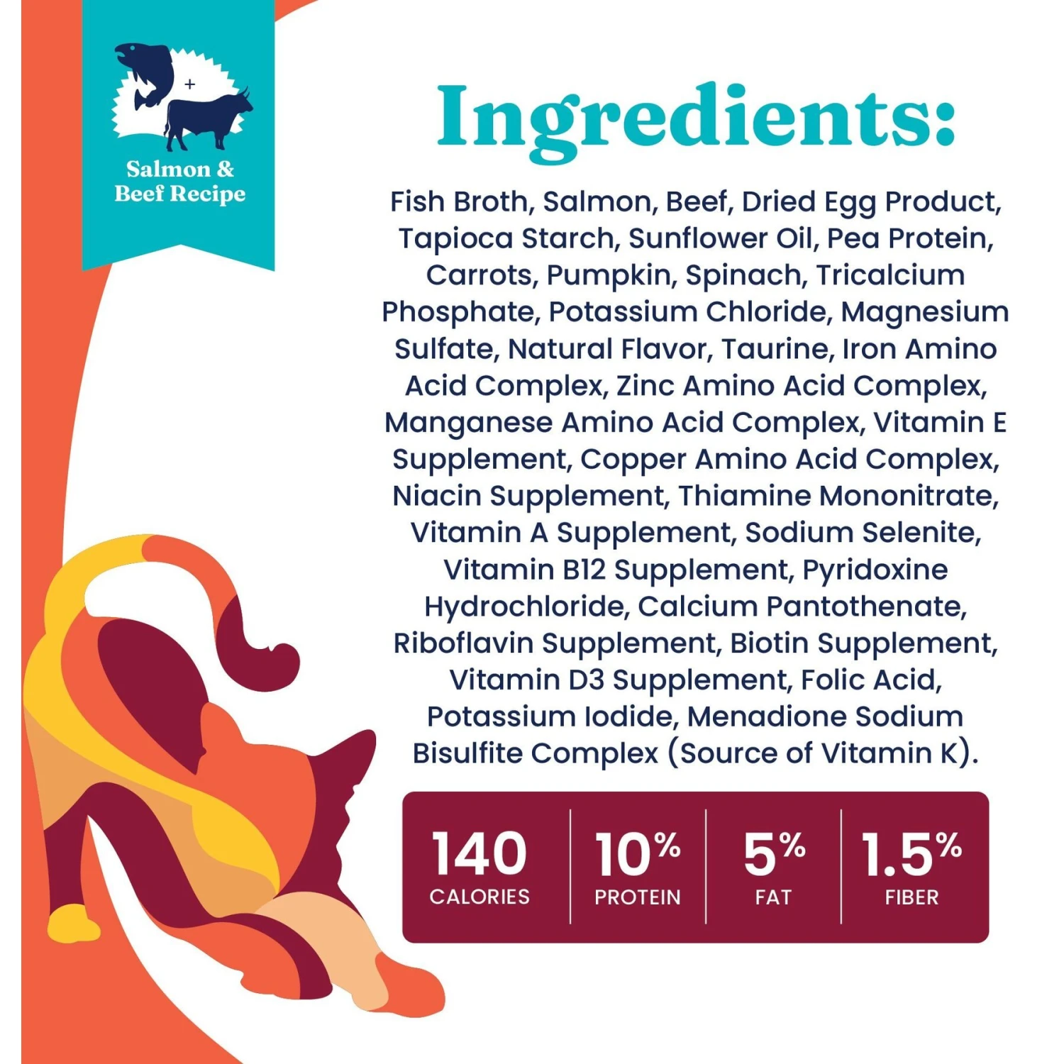 Solid Gold Flavorful Feast In Gravy With Real Salmon & Beef Recipe Grain-Free Canned Cat Food 6 Solid Gold Flavorful Feast In Gravy With Real Salmon & Beef Recipe Grain-Free Canned Cat Food - Image 4