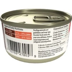 Solid Gold Wholesome Selects With Real Chicken, Duck & Pumpkin Recipe In Gravy Grain-Free Canned Cat Food -PurePet Bites Shop 99358 PT4. AC SS1800 V1543524434