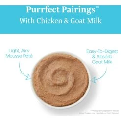 Solid Gold Purrfect Pairings Savory Mousse With Chicken & Goat Milk Grain-Free Cat Food Cups, 2.75-oz, Case Of 6 -PurePet Bites Shop 99384 PT1. AC SS1800 V1543527741