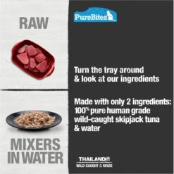 PureBites Mixers 100% Wild Tuna In Water Grain-Free Cat Food Trays 13 PureBites Mixers 100% Wild Tuna In Water Grain-Free Cat Food Trays -PurePet Bites Shop 99702 PT3. AC SS1800 V1662665633