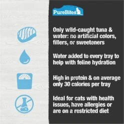 PureBites Mixers 100% Wild Tuna In Water Grain-Free Cat Food Trays 15 PureBites Mixers 100% Wild Tuna In Water Grain-Free Cat Food Trays -PurePet Bites Shop 99702 PT5. AC SS1800 V1662689664