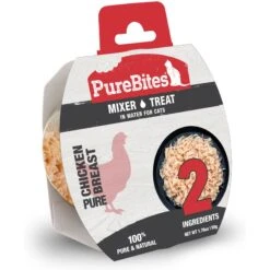 PureBites Mixers 100% Chicken Breast In Water Grain-Free Cat Food Trays