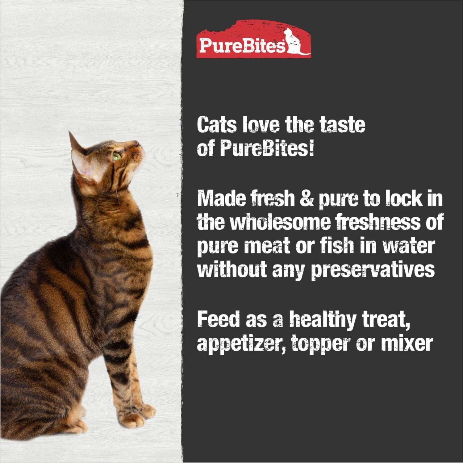PureBites Mixers 100% Chicken Breast In Water Grain-Free Cat Food Trays 7 PureBites Mixers 100% Chicken Breast In Water Grain-Free Cat Food Trays - Image 5