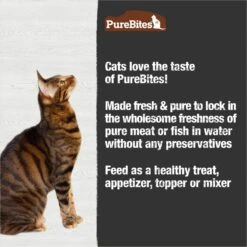 PureBites Mixers 100% Tuna & Chicken In Water Grain-Free Cat Food Trays -PurePet Bites Shop 99708 PT4. AC SS1800 V1662671596