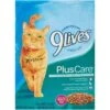 9 Lives Plus Care With Tuna & Egg Flavor Dry Cat Food -PurePet Bites Shop 99898 MAIN. AC SS1800 V1474979133