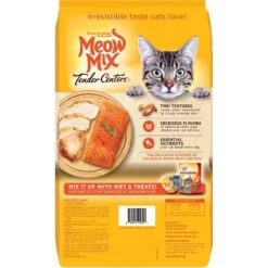 Meow Mix Tender Centers Salmon & White Meat Chicken Dry Cat Food 9 Meow Mix Tender Centers Salmon & White Meat Chicken Dry Cat Food -PurePet Bites Shop 99977 PT1. AC SS1800 V1670620268