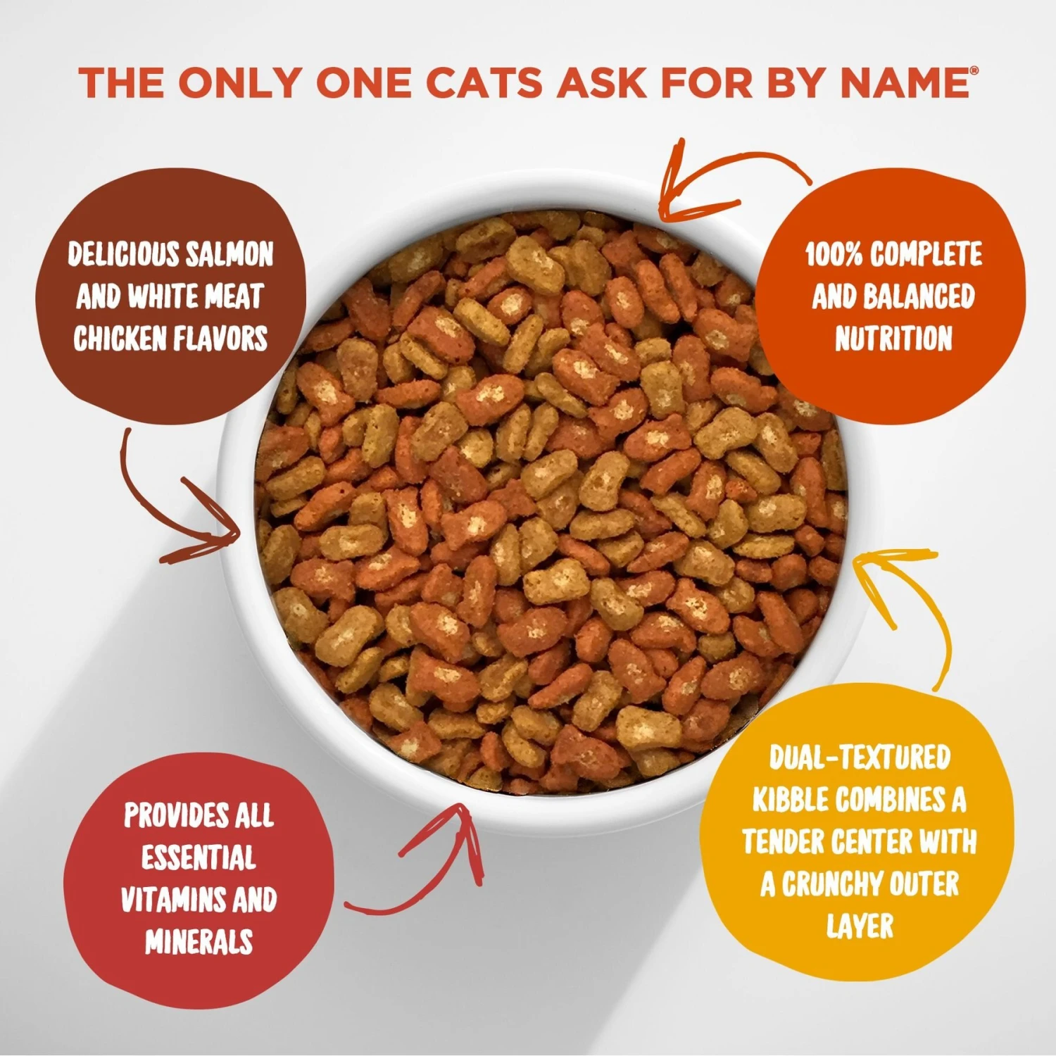 Meow Mix Tender Centers Salmon & White Meat Chicken Dry Cat Food 5 Meow Mix Tender Centers Salmon & White Meat Chicken Dry Cat Food - Image 3
